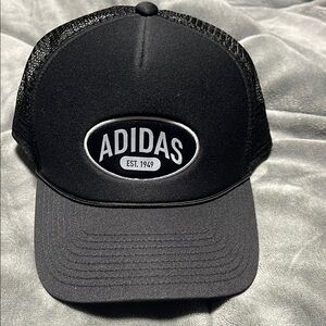 Adidas Black Trucker Hat